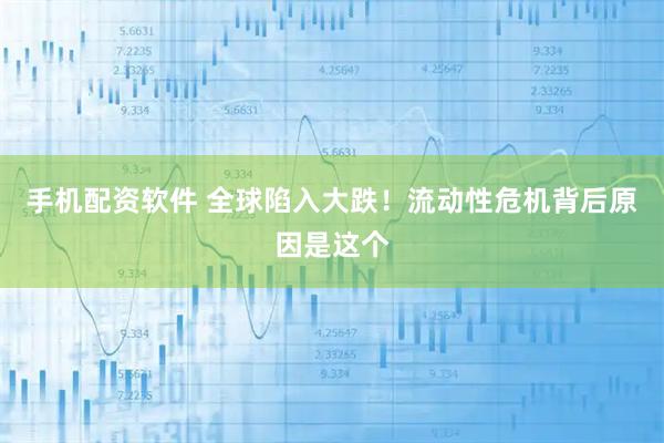 手机配资软件 全球陷入大跌！流动性危机背后原因是这个